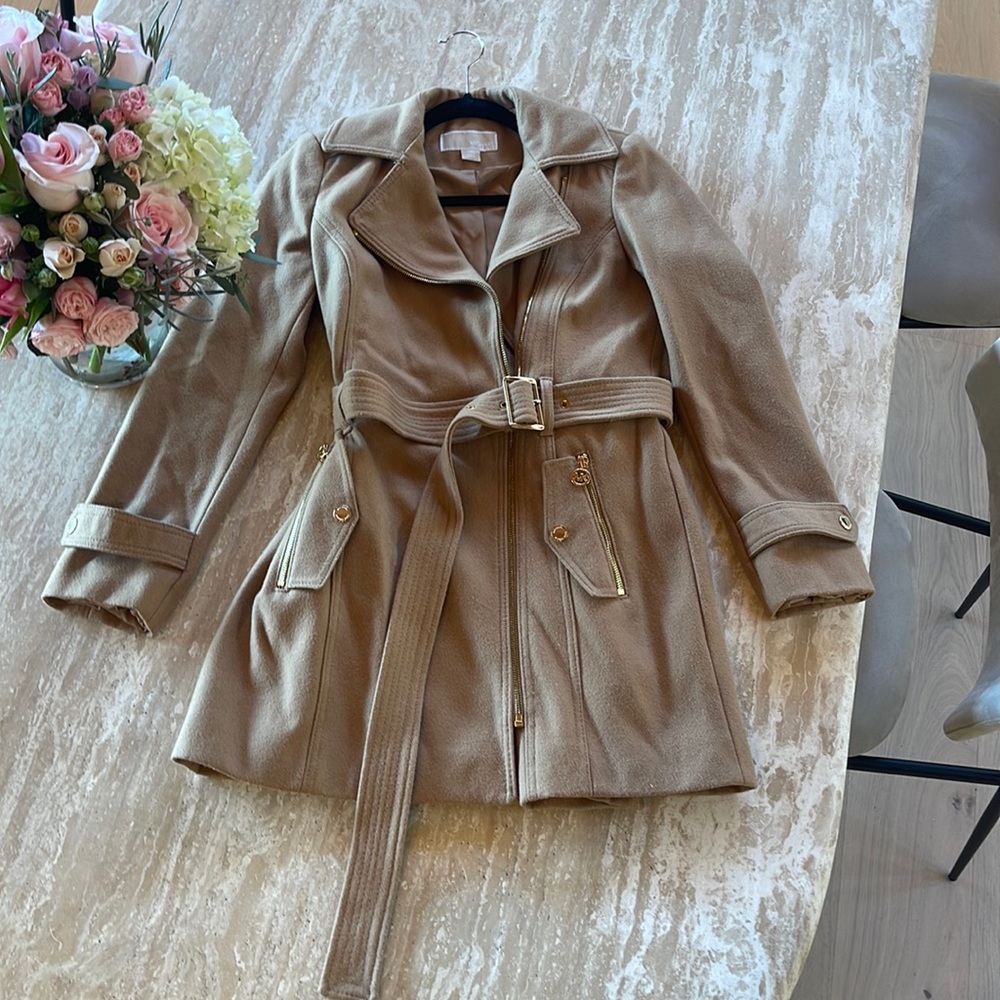 Michael Kors camel coat